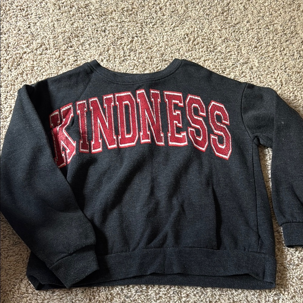 Art Class Black and Red Kindness Sweatshirt